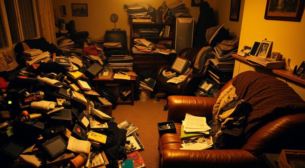clutter in home