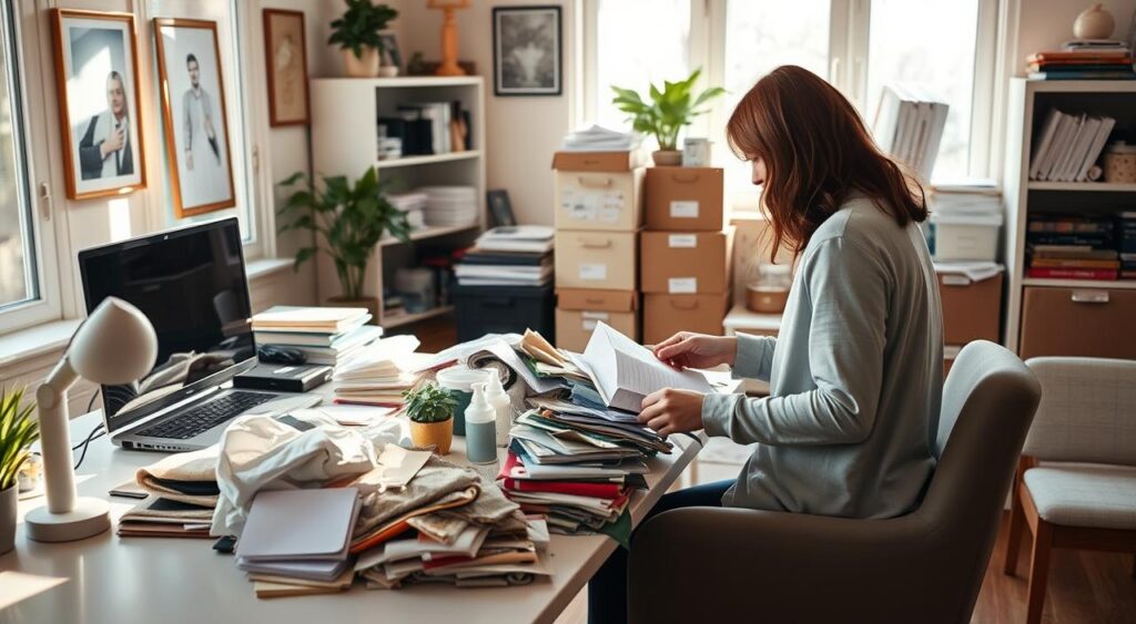 downsizing decluttering process