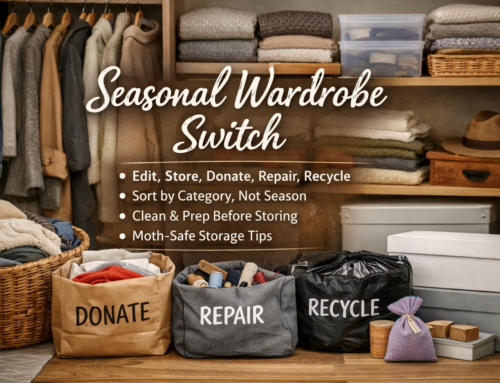 Seasonal Wardrobe Switch: Edit, Store, and Simplify for the Colder Months