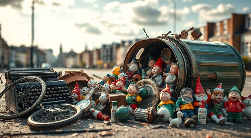 strange items found in trash UK strange items found in trash UK